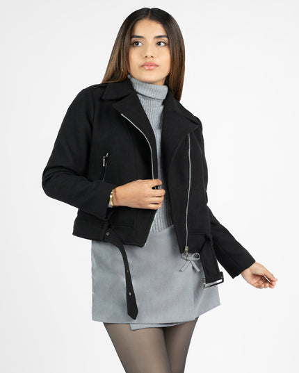 Chaqueta en Paño Sofia Negro