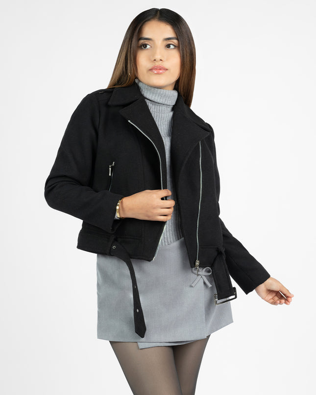 Chaqueta en Paño Sofia Negro