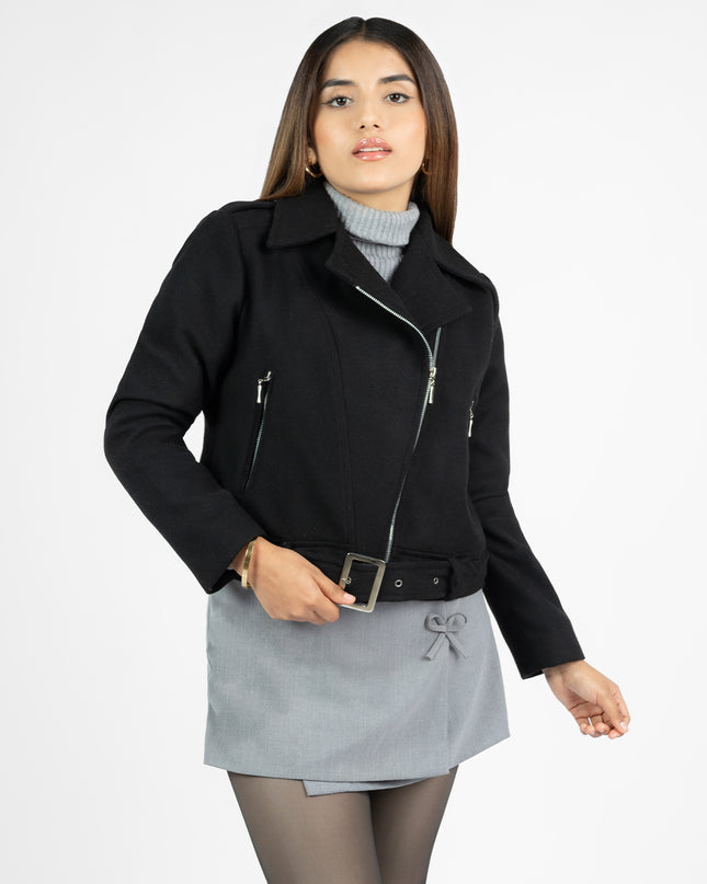 Chaqueta en Paño Sofia Negro