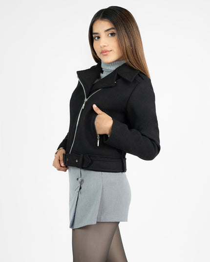 Chaqueta en Paño Sofia Negro
