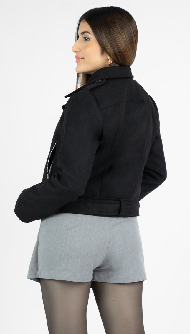 Chaqueta Sofia en Paño, Negro