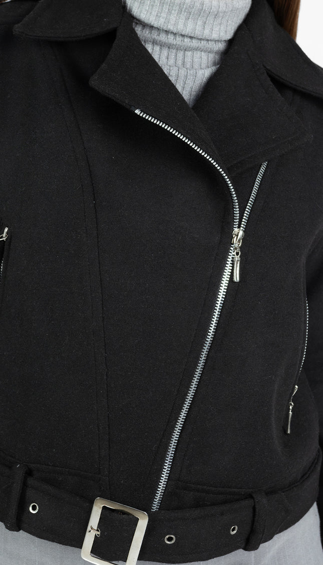 Chaqueta Sofia en Paño, Negro