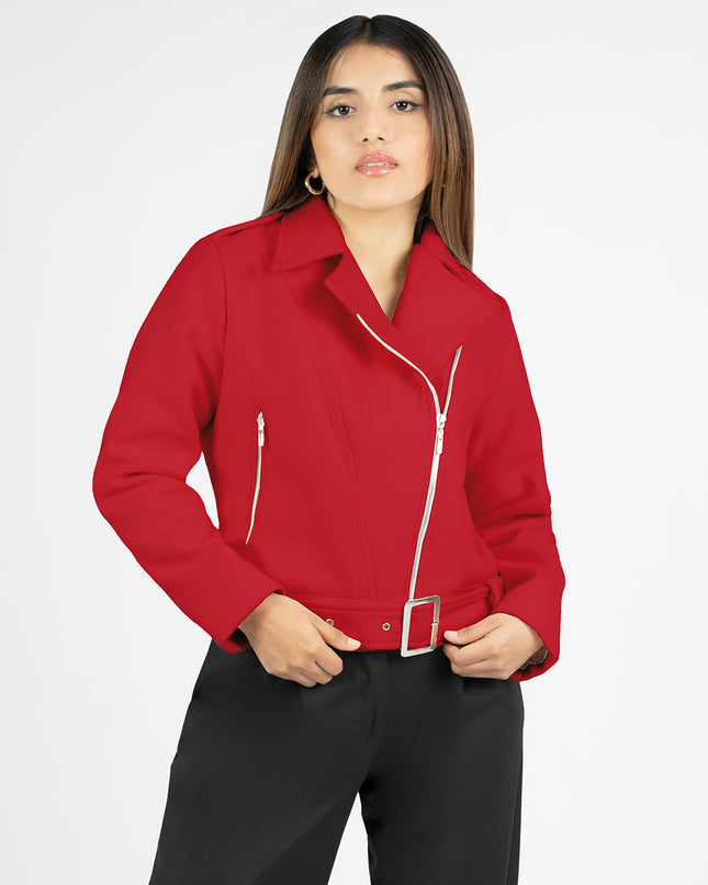 Chaqueta en Paño Sofia Rojo