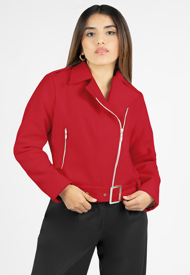 Chaqueta en Paño Sofia Rojo