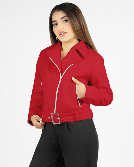 Chaqueta en Paño Sofia Rojo