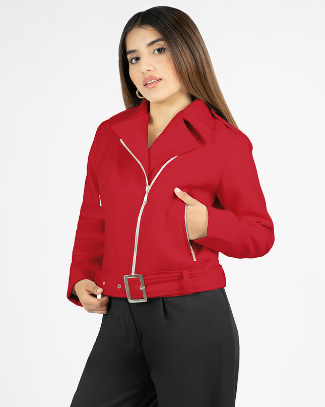 Chaqueta en Paño Sofia Rojo