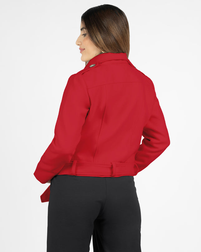 Chaqueta en Paño Sofia Rojo