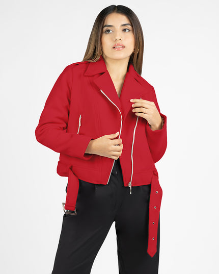 Chaqueta en Paño Sofia Rojo