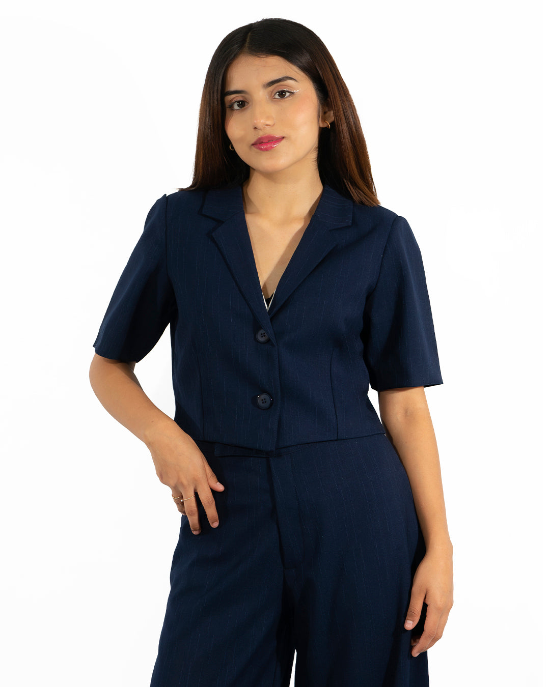 Chaqueta en Milano Lisa Azul