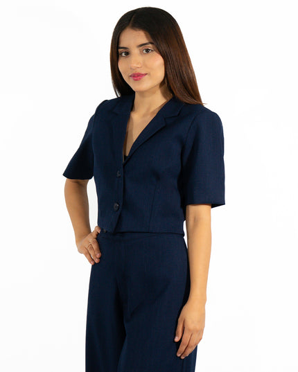 Chaqueta en Milano Lisa Azul
