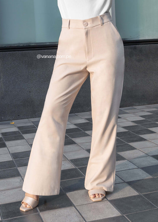 Pantalón Espiga Emilia Beige