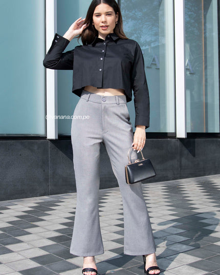 Pantalón Espiga Emilia Gris