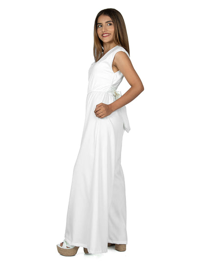 Enterizo en Lino Zoe Blanco