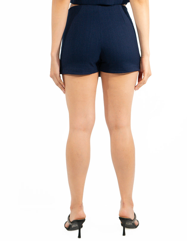 Falda Short en Milano Carlota Azul Marino