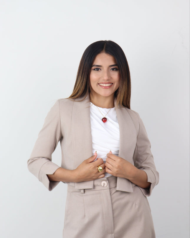 Blazer Crop Giana en Sisley