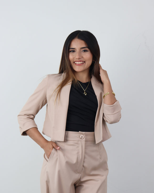Blazer Crop Giana en Sisley