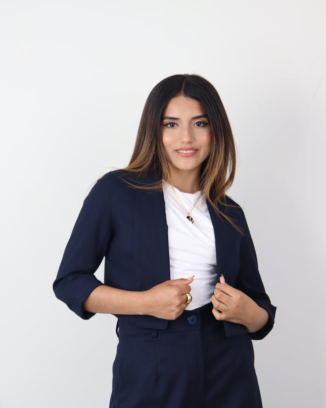 Blazer Crop Giana en Sisley