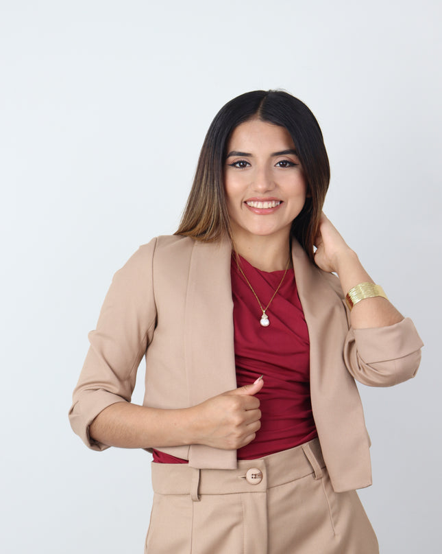 Blazer Crop Giana en Sisley