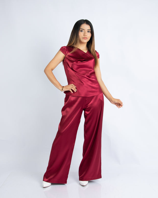 Pantalon Alice en Satín