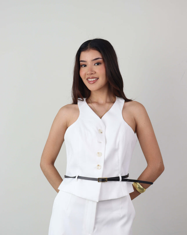 Chaleco Yosi en Lino Rayón