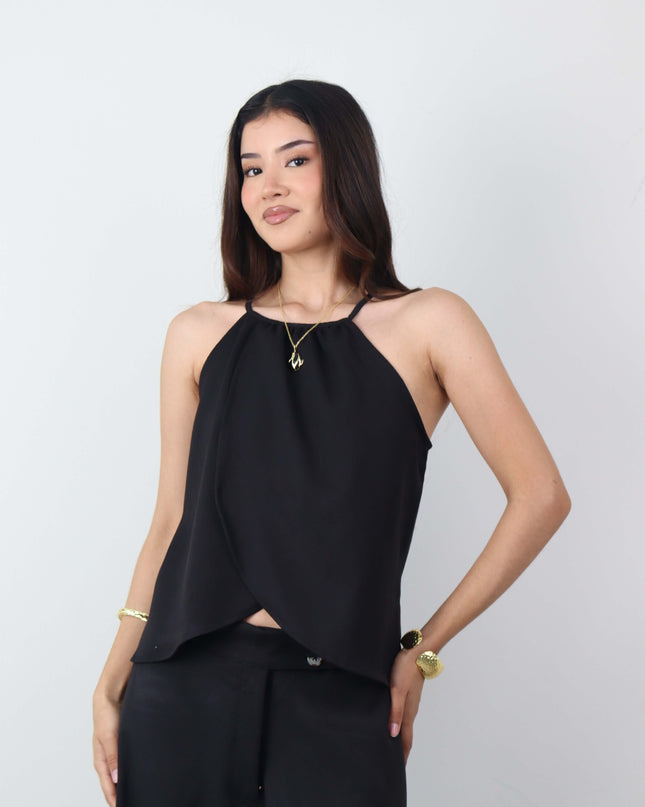 Top PETALO en Lino Rayón