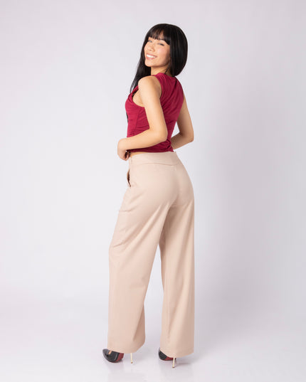 Pantalón Mily en tela Sisley
