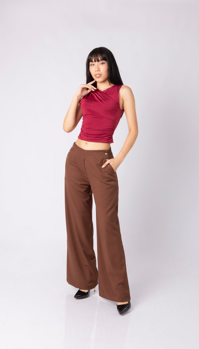 Pantalón Mily en tela Sisley