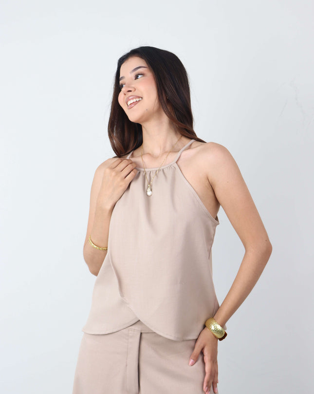 Top PETALO en Lino Rayón