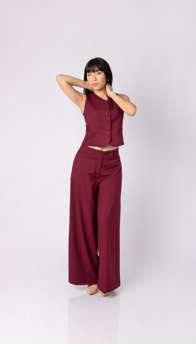 Pantalón Larisa en tela Sisley
