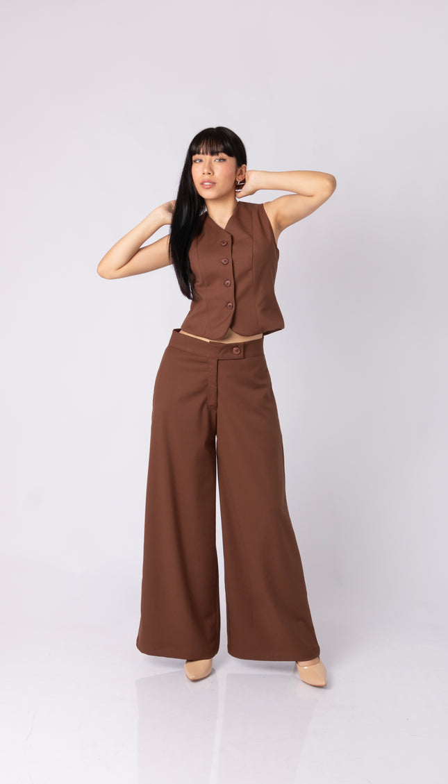 Pantalón Larisa en tela Sisley