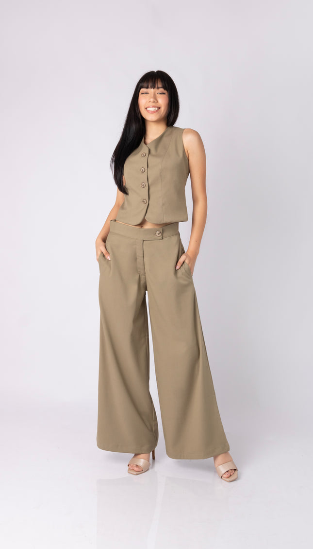 Pantalón Larisa en tela Sisley