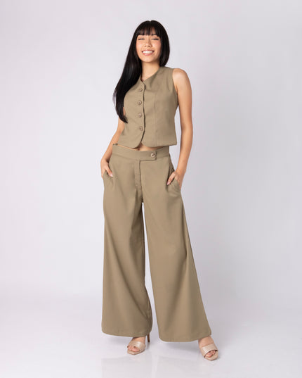 Pantalón Larisa en tela Sisley