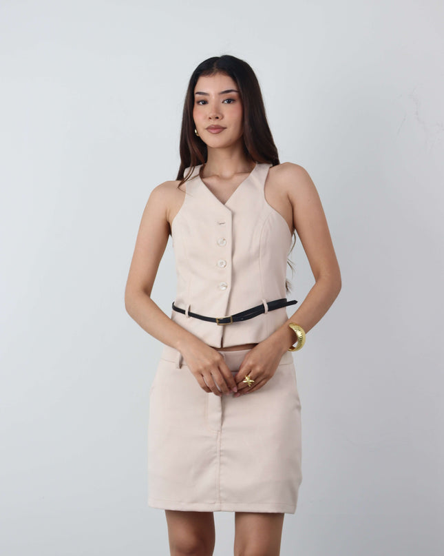 Chaleco Yosi en Lino Rayón