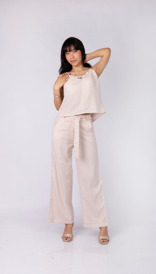 Blusa Bianca en tela Lino Semilla