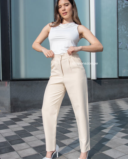 Pantalón con Pinzas Luisa Marfil