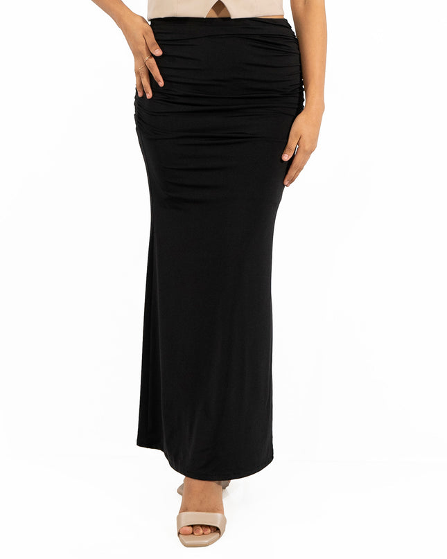 Maxi Falda Venecia Negro