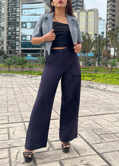Pantalón Palazo en Catania Mia Azul