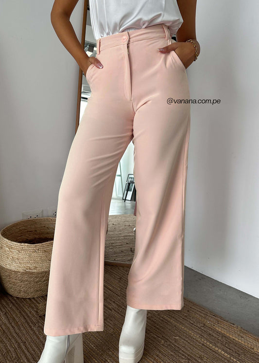 Pantalón Palazo en Catania Mia Beige