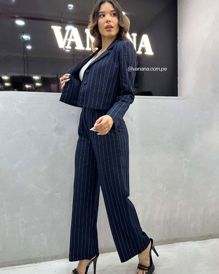 Pantalón Palazo a Rayas Milano Julia Azul