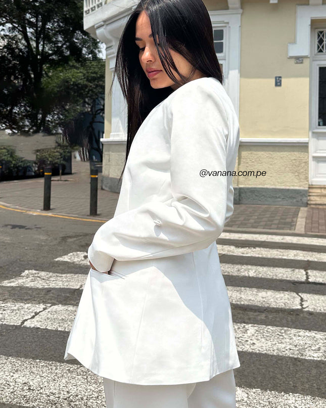 Blazer Mango Olivia Perla