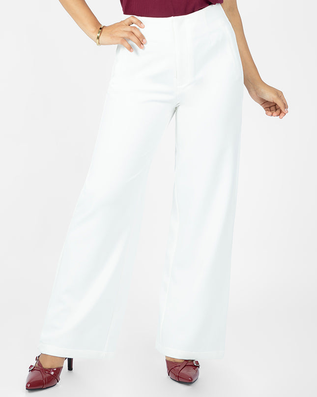 Pantalón en Catania Twil Afra Blanco