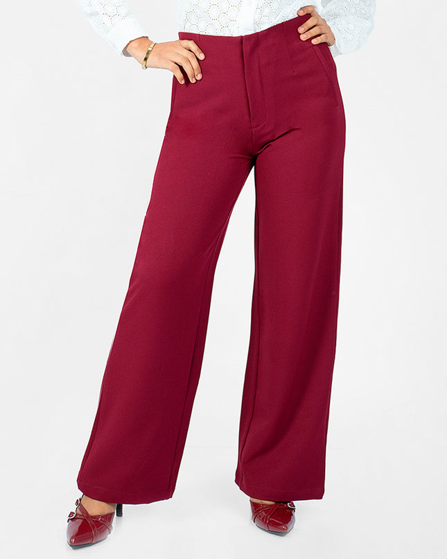 Pantalón en Catania Twil Afra Cherry