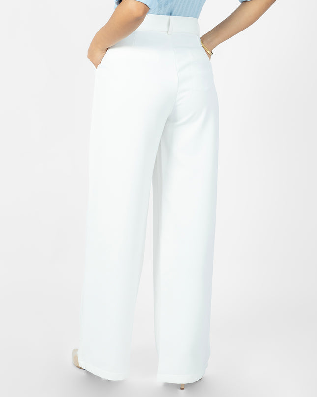 Pantalón en Catania Twill Alba Blanco