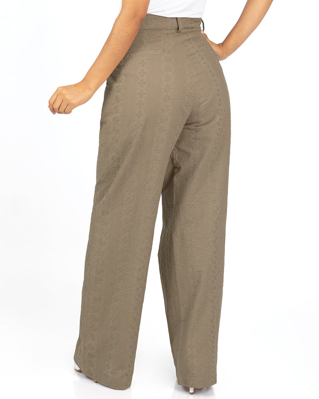 Pantalón en Cotton Alba Moca