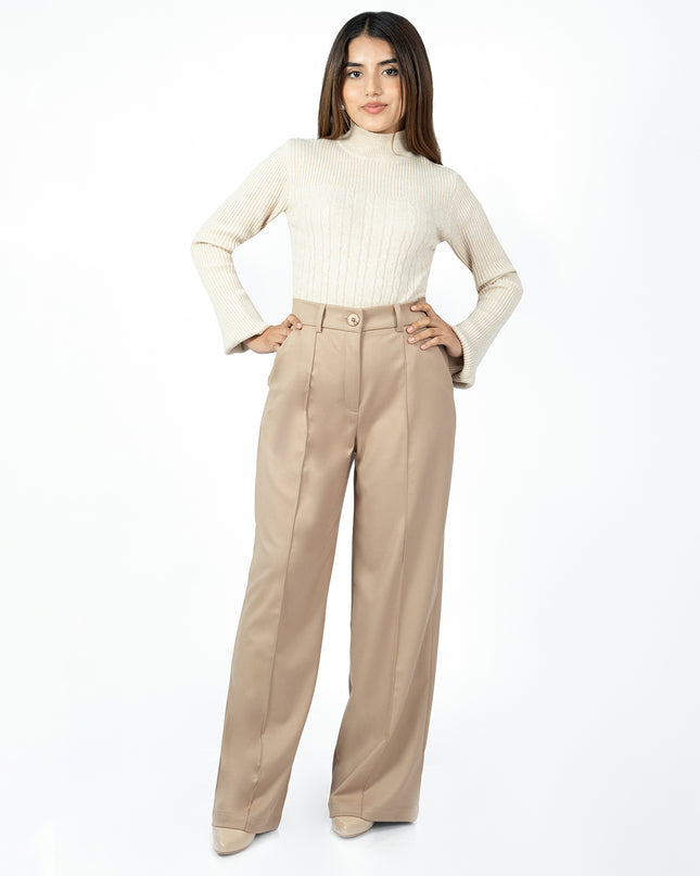 Pantalón en Sisley Alessia Camell