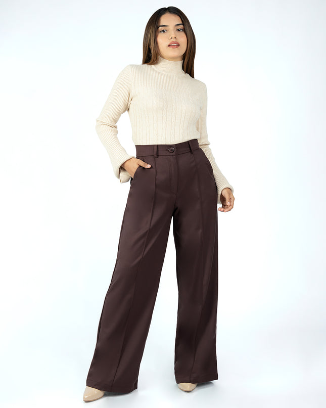 Pantalón en Sisley Alessia Marrón
