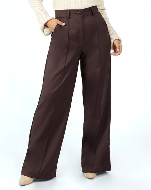 Pantalón en Sisley Alessia Marrón