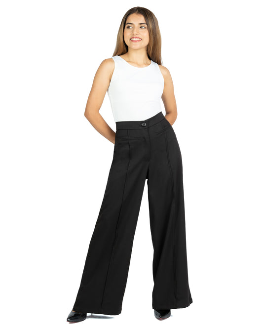 Pantalón en Lino Atenea Negro