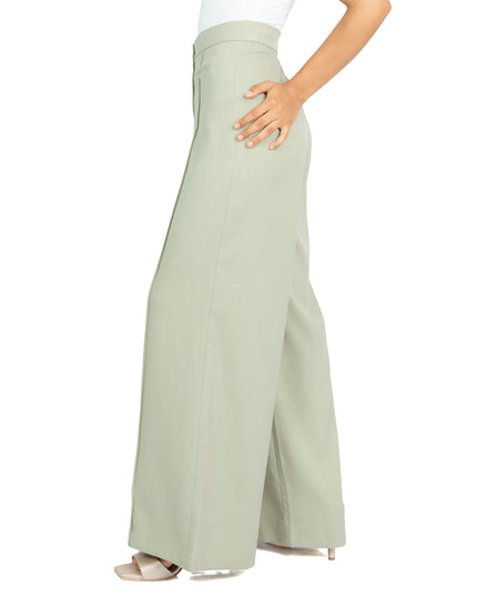 Pantalón en Lino Atenea Verde