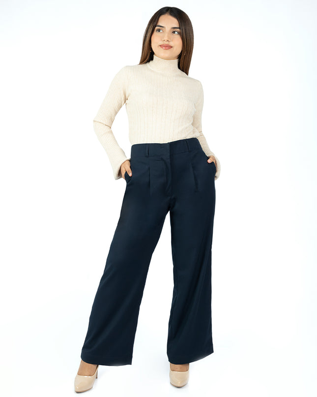 Pantalón en Sisley Dalia Azul Marino